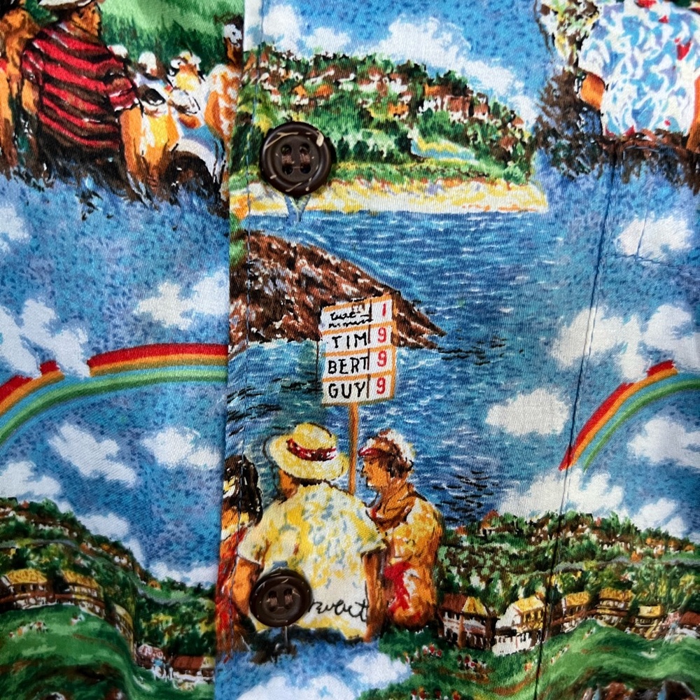 Guy Buffet By Reyn Spooner Golf Theme “Egyptian Cotton” Shirt View 4